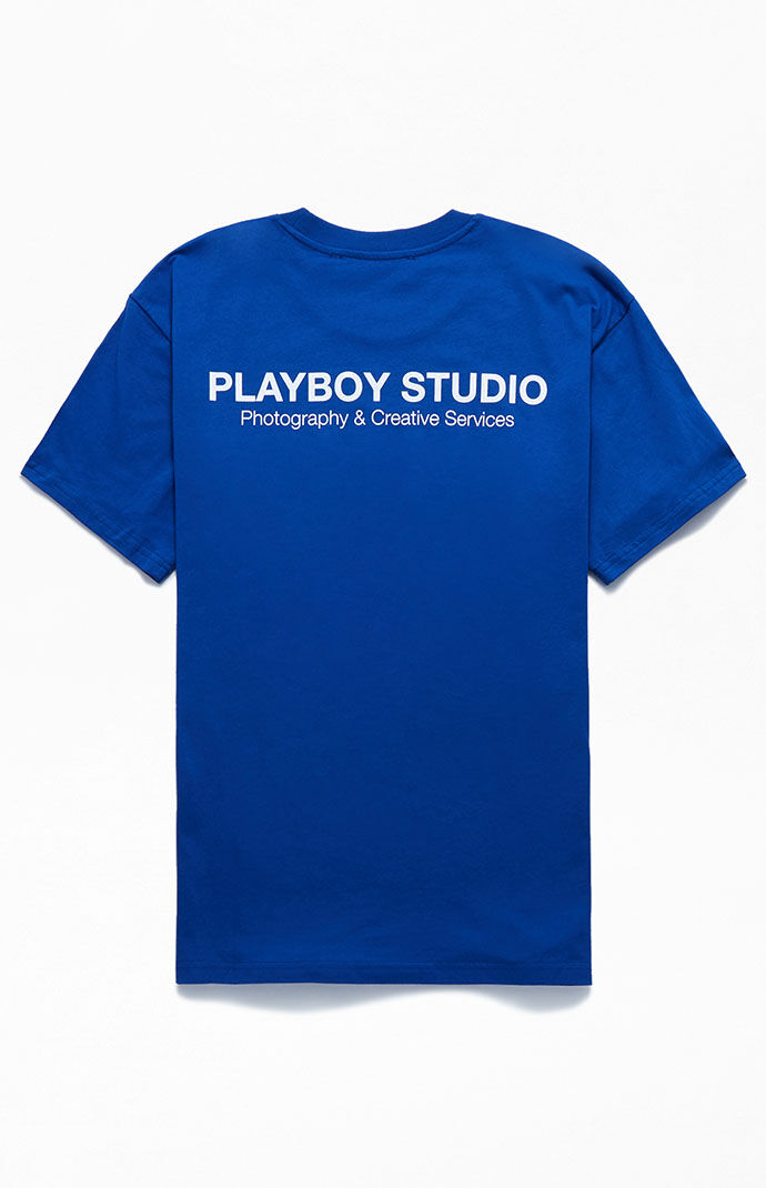 USA製 Playboy ロゴ Tシャツ XL ブルー Playboy By PacSun Pocket T-Shirt | Pacsun