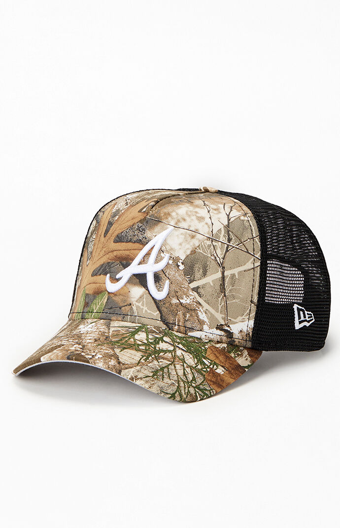 New Era Atlanta Braves 9FORTY Camo Trucker Hat | PacSun