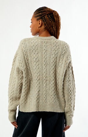 Teddy Cable Knit Sweater image number 3