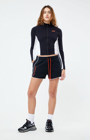 x PacSun Racer Zip Up Long Sleeve Top image number 4