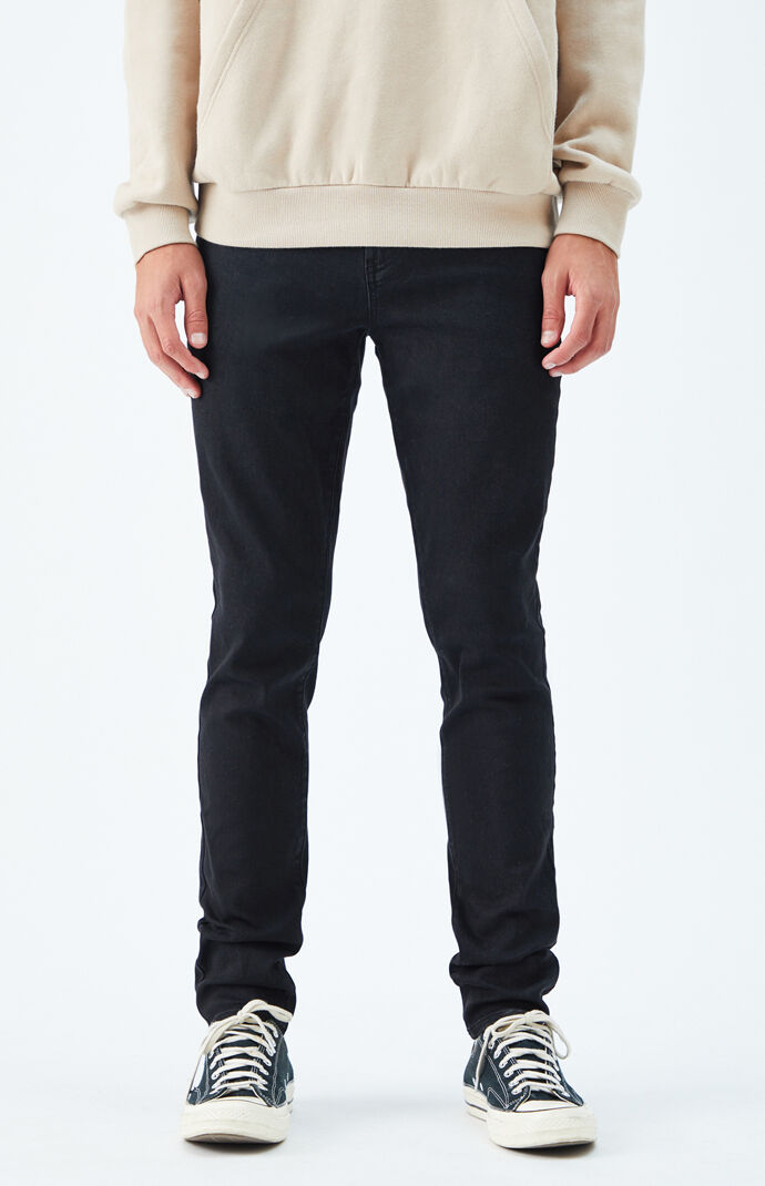 Black Stacked Skinny Jeans