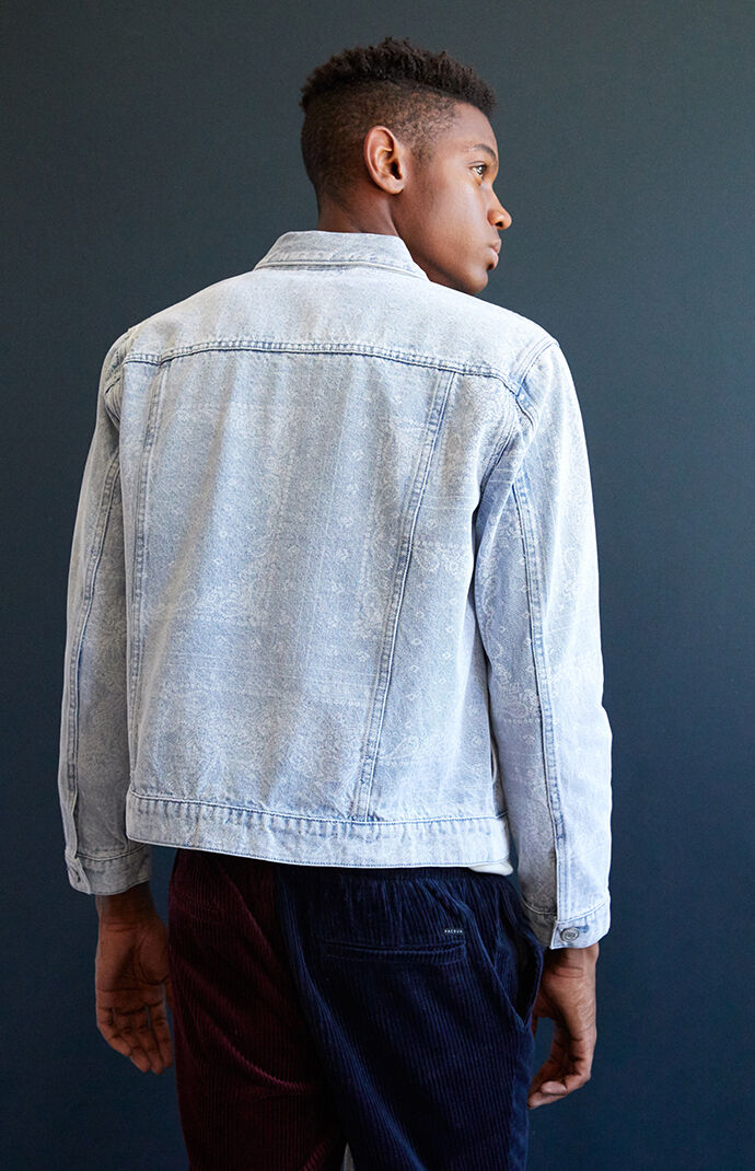 PacSun Bandana Wash Denim Trucker 