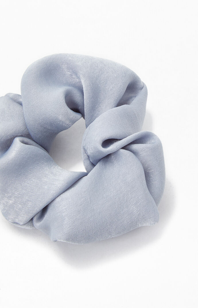 Blue Single Scrunchie