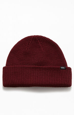 Burgundy Core Basic Beanie image number 1