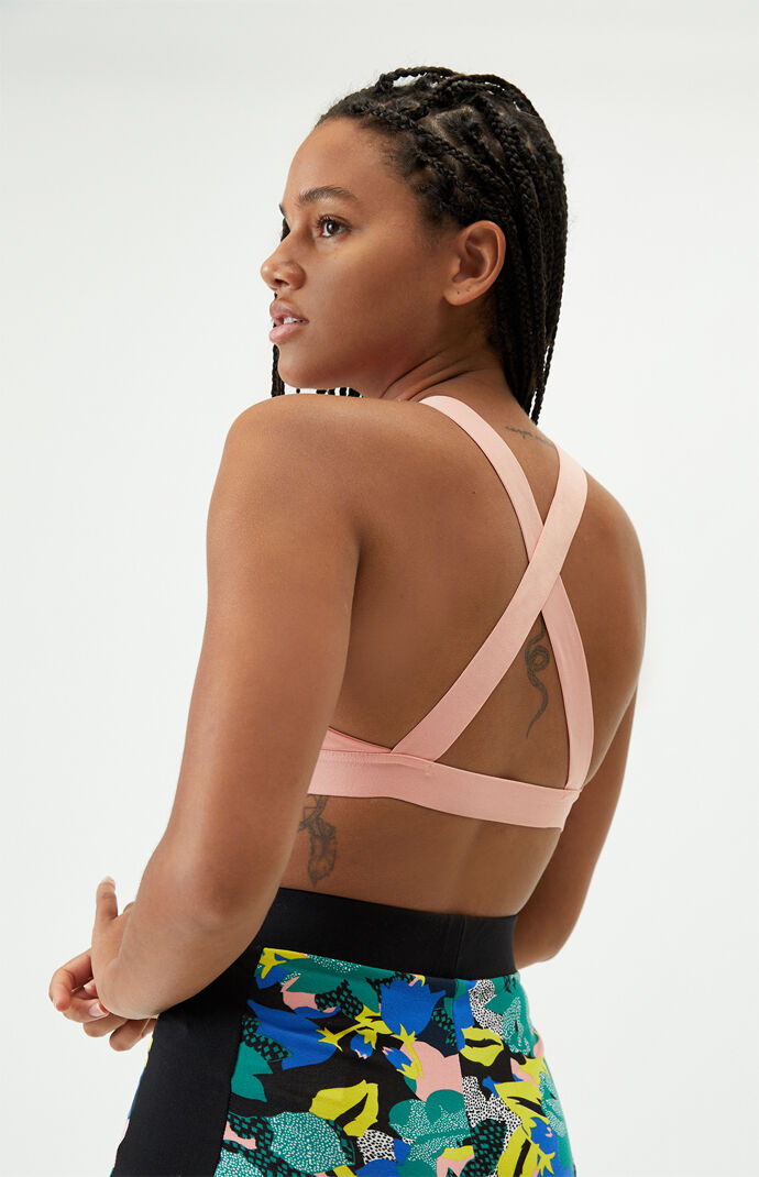 Light Pink Active Sports Bra