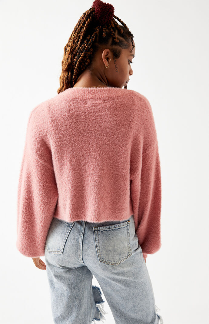 kendall and kylie fuzzy cardigan