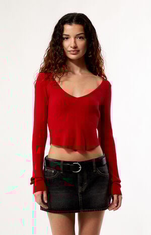 Woodland V-Neck Sweater image number 2