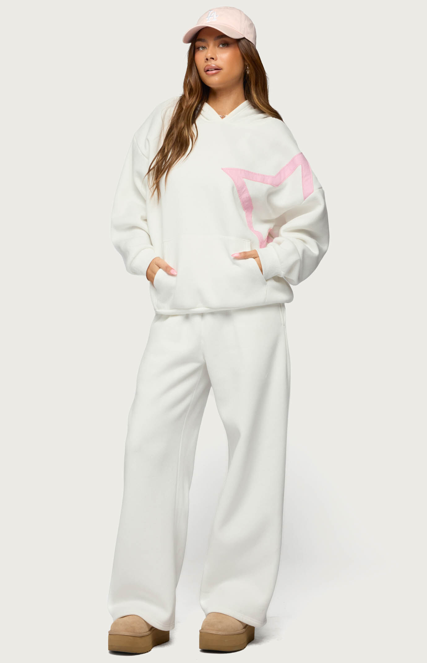 Edikted Starly Straight Leg Sweatpants