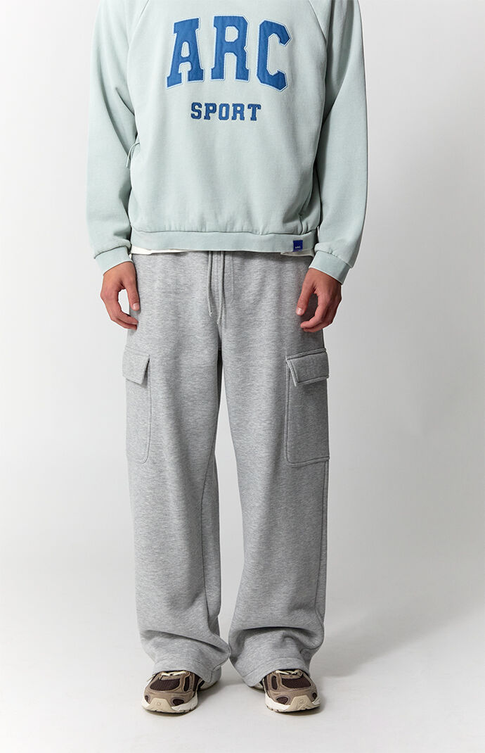 Pacsun Fleece Extreme Baggy Cargo Sweatpants