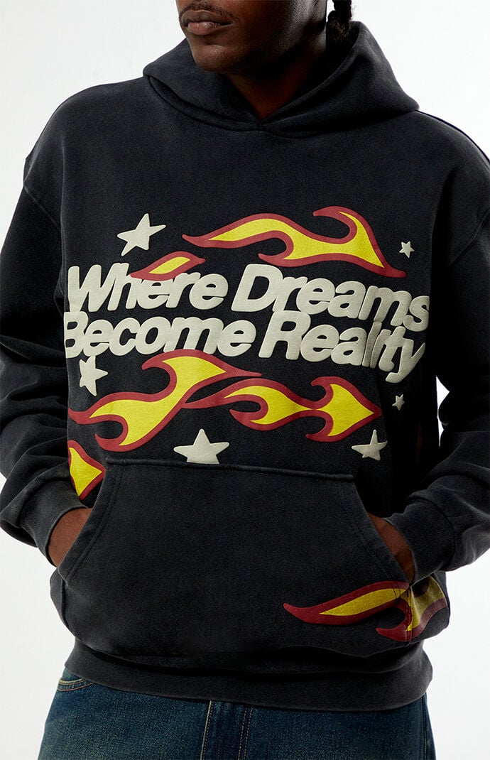 Pacsun Dreams Come True Puff Hoodie