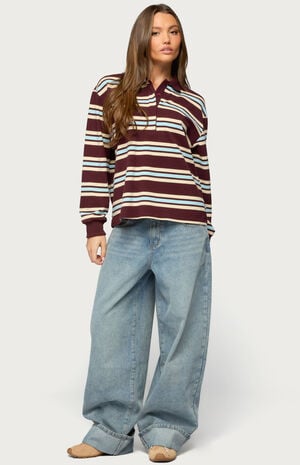 Renya Striped Rugby Shirt image number 4