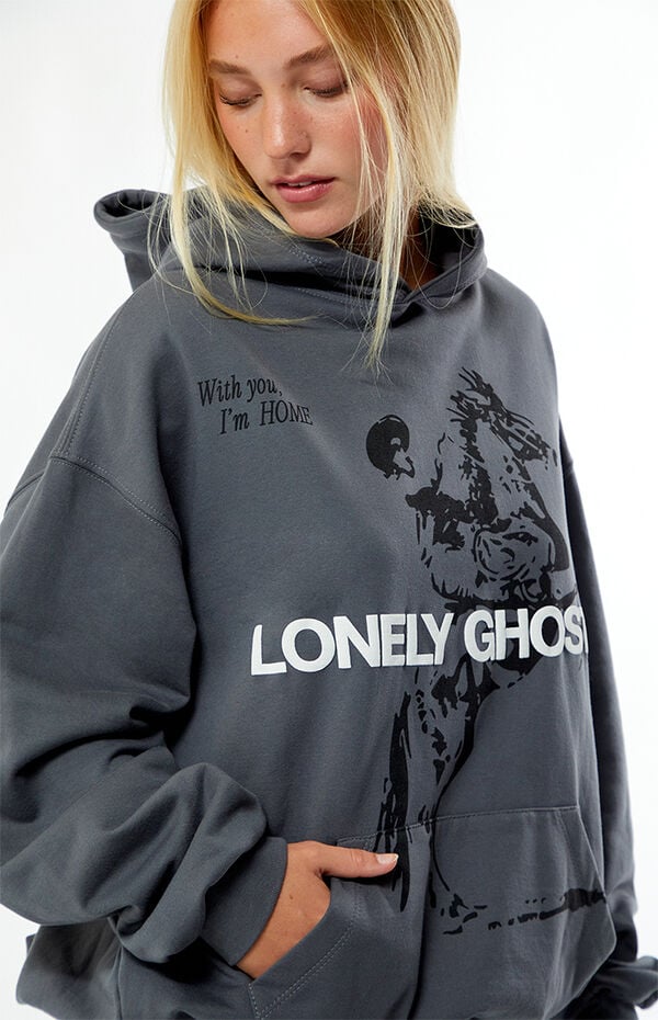 LONELY GHOST You Feel Like Home Hoodie