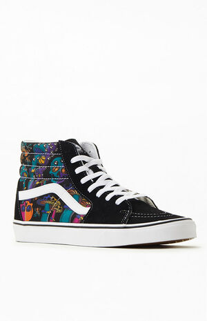 Sk8-Hi Canvas Trippy Drip Shoes image number 1