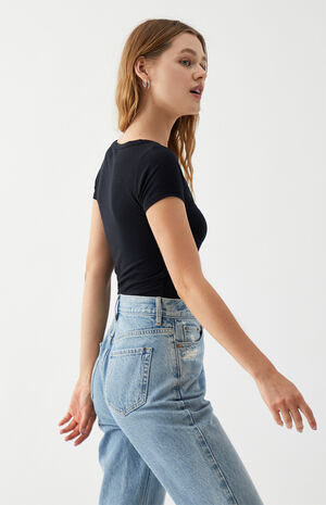 PacCares Cinched Snap T-Shirt | PacSun