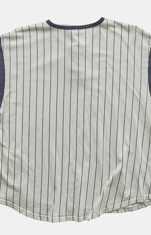 2000s Striped Baseball Tee Top image number 3