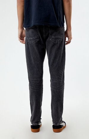 Comfort Stretch Washed Black Slim Jeans image number 4