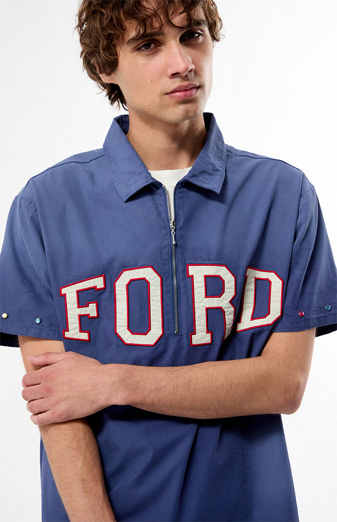 FORD Quarter Zip Stud Shirt | Pacsun