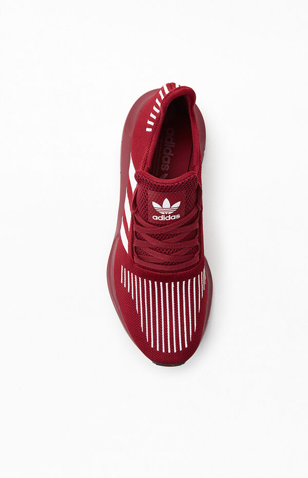 adidas gazelle silver green womens Adidas Swift Run Maroon/Black-White