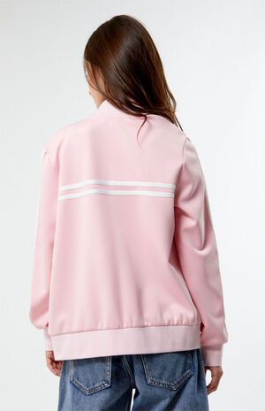 Stripe Mock Neck Track Jacket image number 4