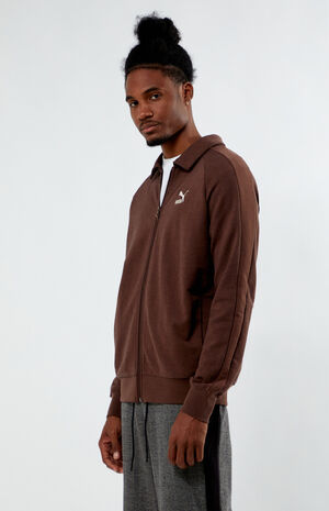 Brown T7 Track Jacket image number 3
