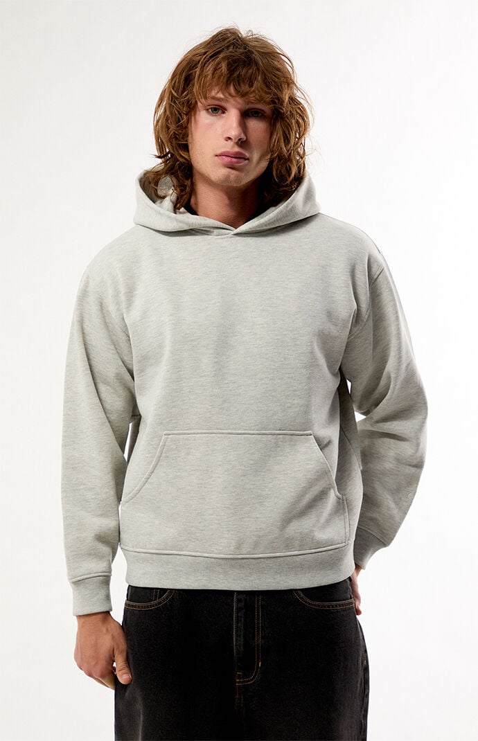Pacsun Heather Grey Snow Wash Hoodie