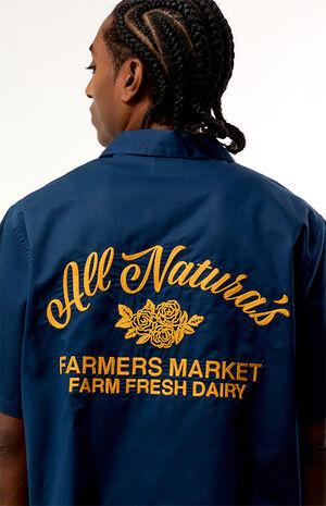 Navy Market Camp Shirt image number 5