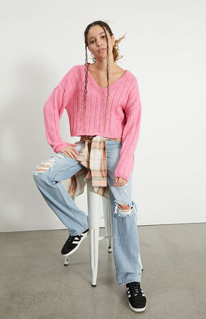 '90s Baby V-Neck Sweater image number 1