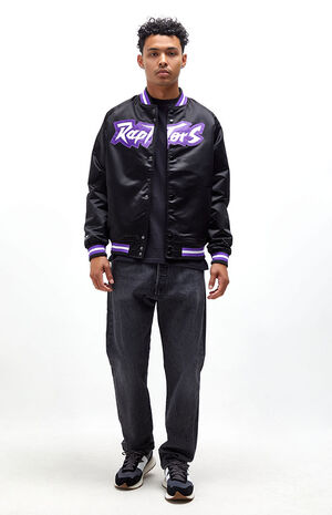 Mitchell & Ness Lightweight Raptors Satin Jacket