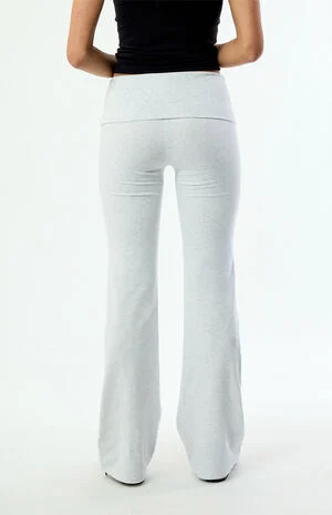 Sutton Fold-Over Flare Pants image number 4