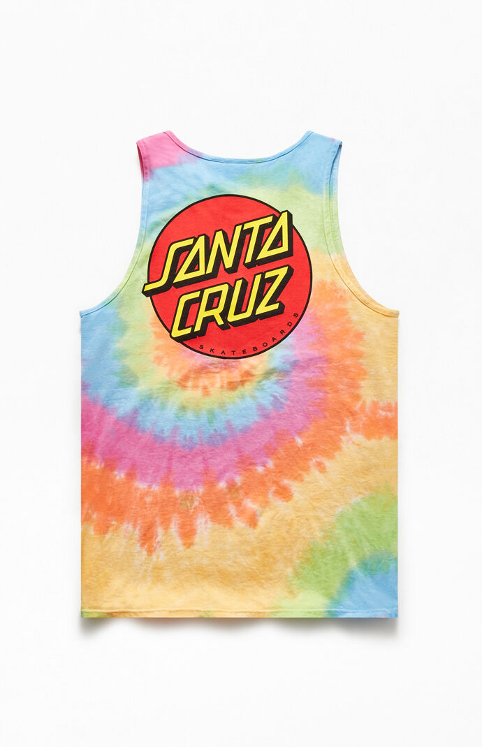 Tie-Dyed Classic Dot Tank Top