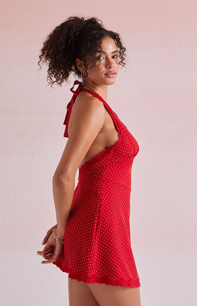 Beverly and Beck Lucy Lace Trim Mini Dress | PacSun