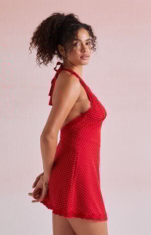 Lucy Lace Trim Mini Dress image number 3