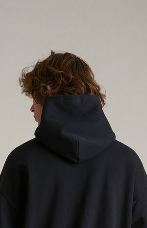 Black Heavy Fleece Vintage Hoodie image number 5