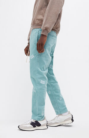Embroidered Corduroy Trouser Pants image number 2