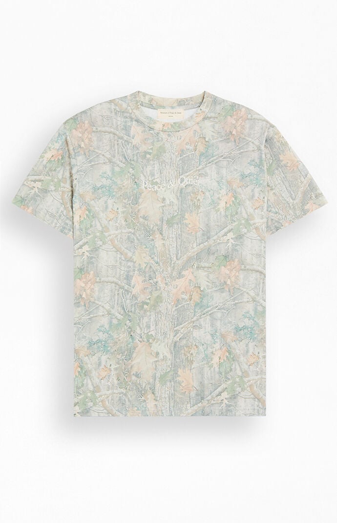 MUSEUM OF PEACE & QUIET Wordmark Camo T-Shirt
