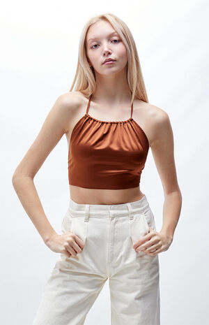 Dainty Chain Halter Top image number 1