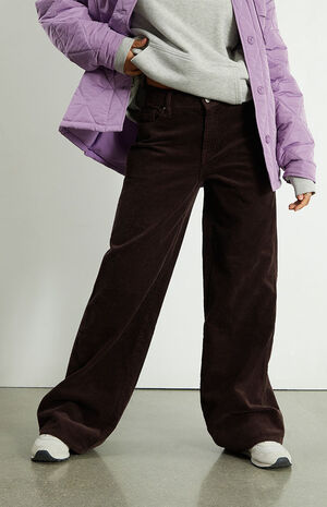 Brown Corduroy '90s Baggy Jeans image number 2