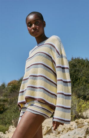 Whimsy Crew Neck Oversized Sweater image number 2