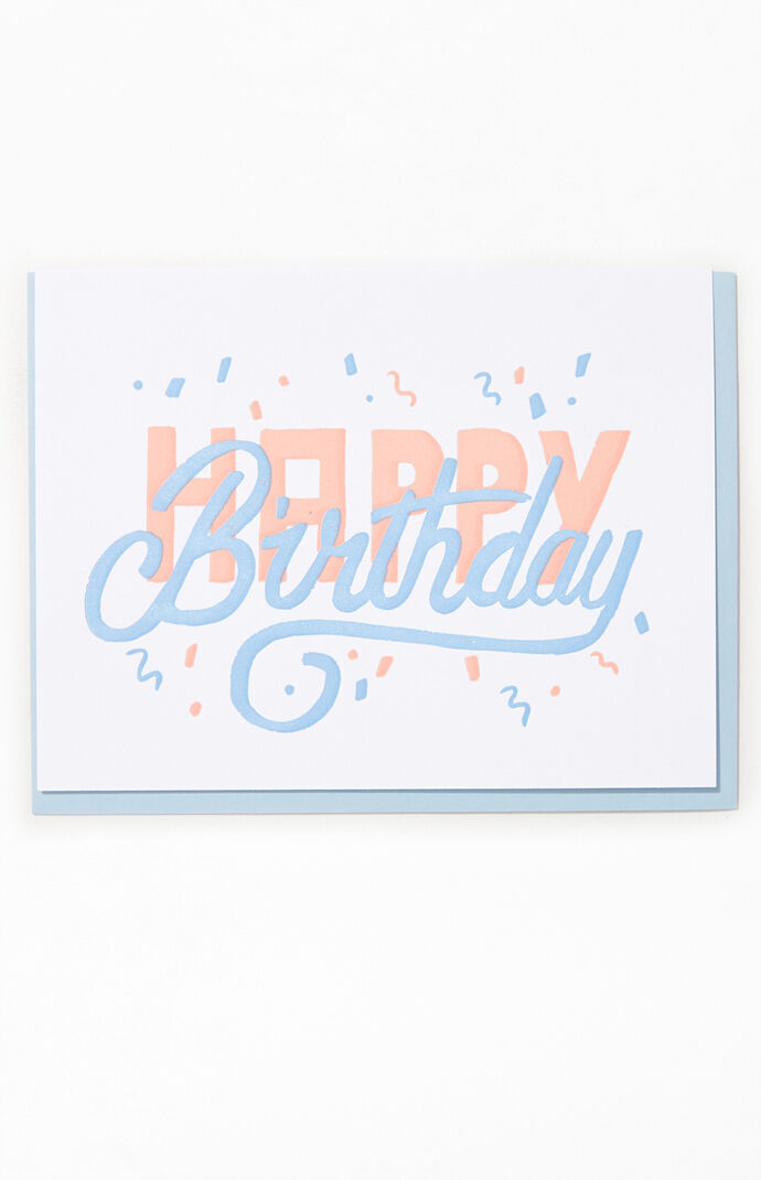 Birthday Confetti Greeting Card