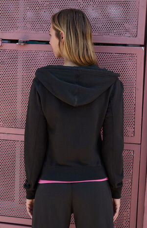 Black Full Zip Hoodie image number 4