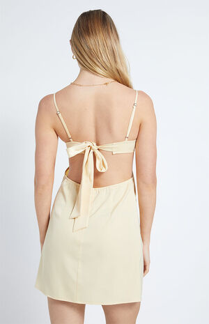 Tie-Back Bustier Mini Dress image number 2
