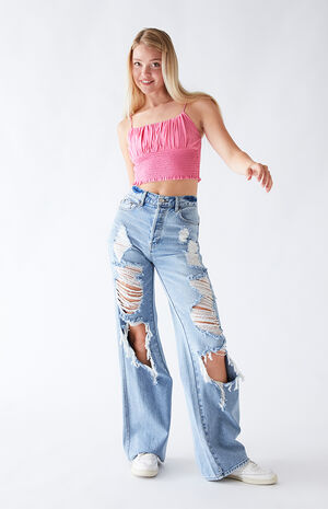 Smocked Bodice Cami Top image number 4