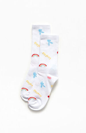 By PacSun Allover Graphic Crew Socks By PacSun Allover Graphic Crew Socks image number 3