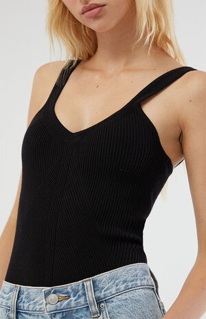 Knit Tank Bodysuit image number 2
