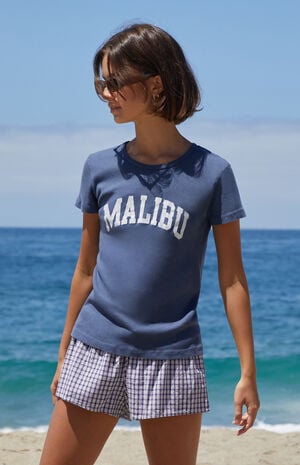 Navy Hailie Malibu T-Shirt Navy Hailie Malibu T-Shirt image number 1