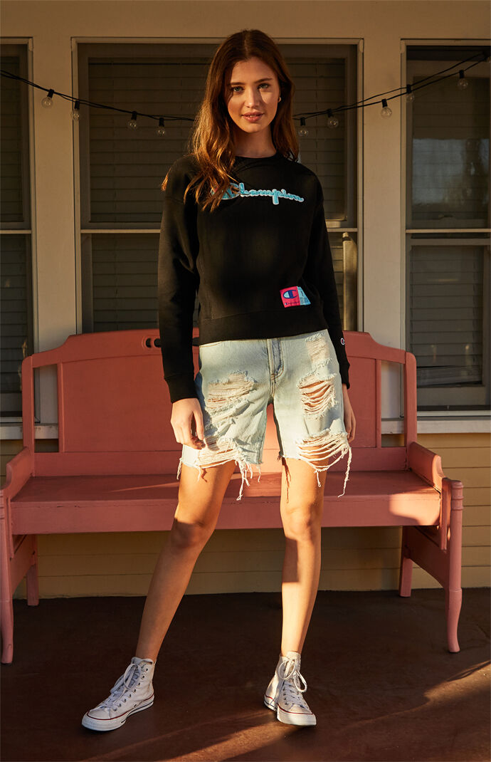 Reverse Weave Crew Neck Sweatshirt