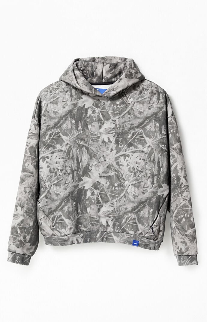 A.R.C. Tree Camo Vintage Wash Heavyweight Oversized Fleece Hoodie