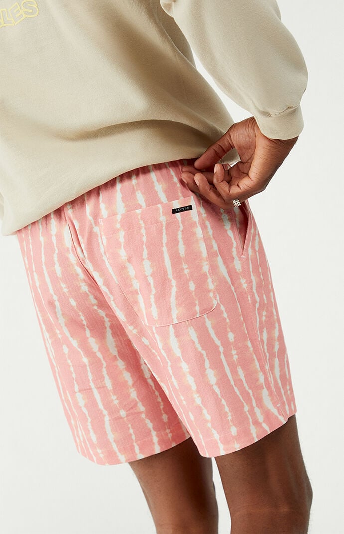 Striped Seersucker Volley Shorts