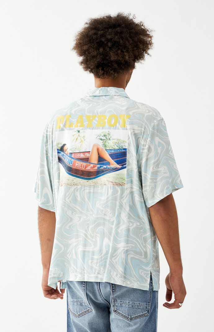 By PacSun Front Page Tie-Dyed Camp Shirt