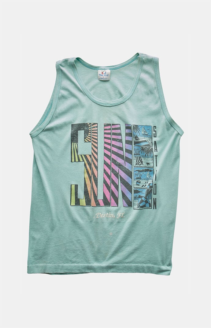 PS VINTAGE 90s Sunshine Destin FL Graphic Tank
